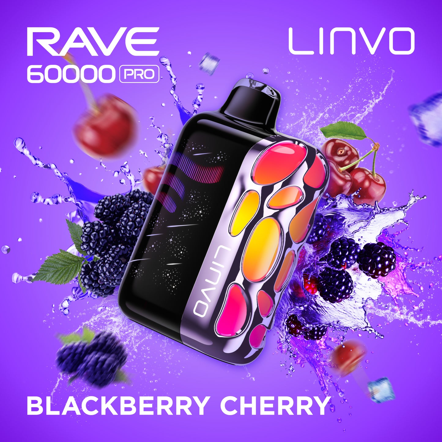 Linvo Rave 60K - Blackberry Cherry