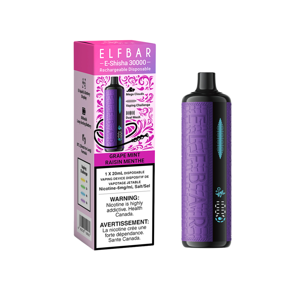 Elf Bar E-Shisha 30K - Grape Mint