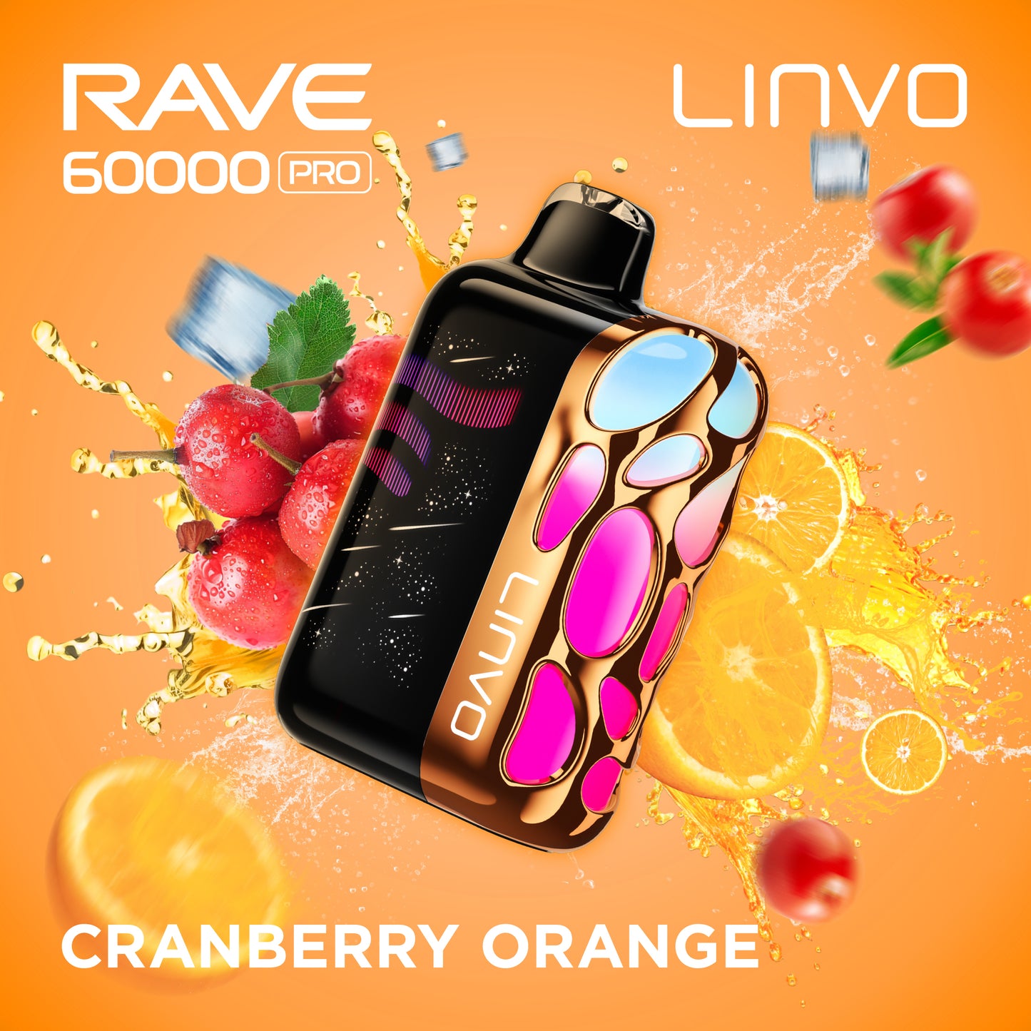 Linvo Rave 60K - Cranberry Orange