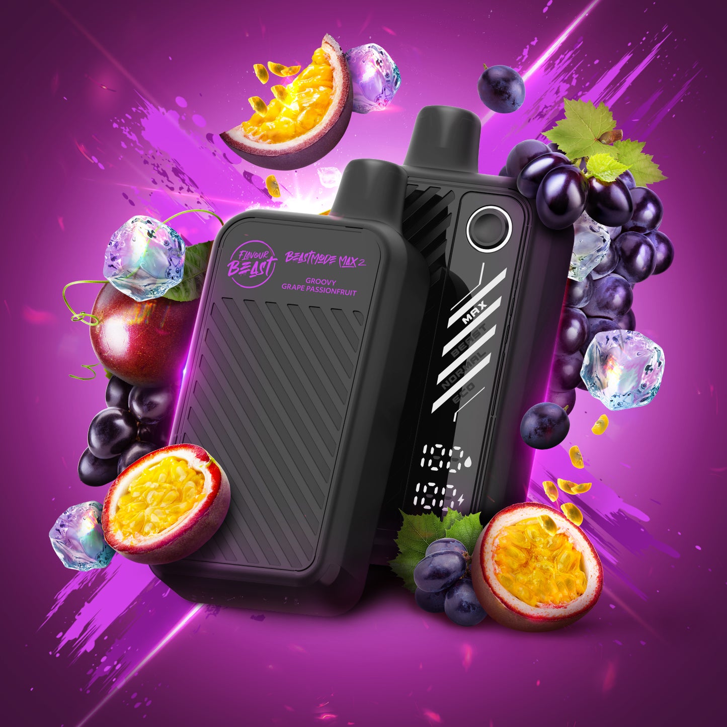 Flavour Beast Mode Max 50K - Groovy Grape Passionfruit