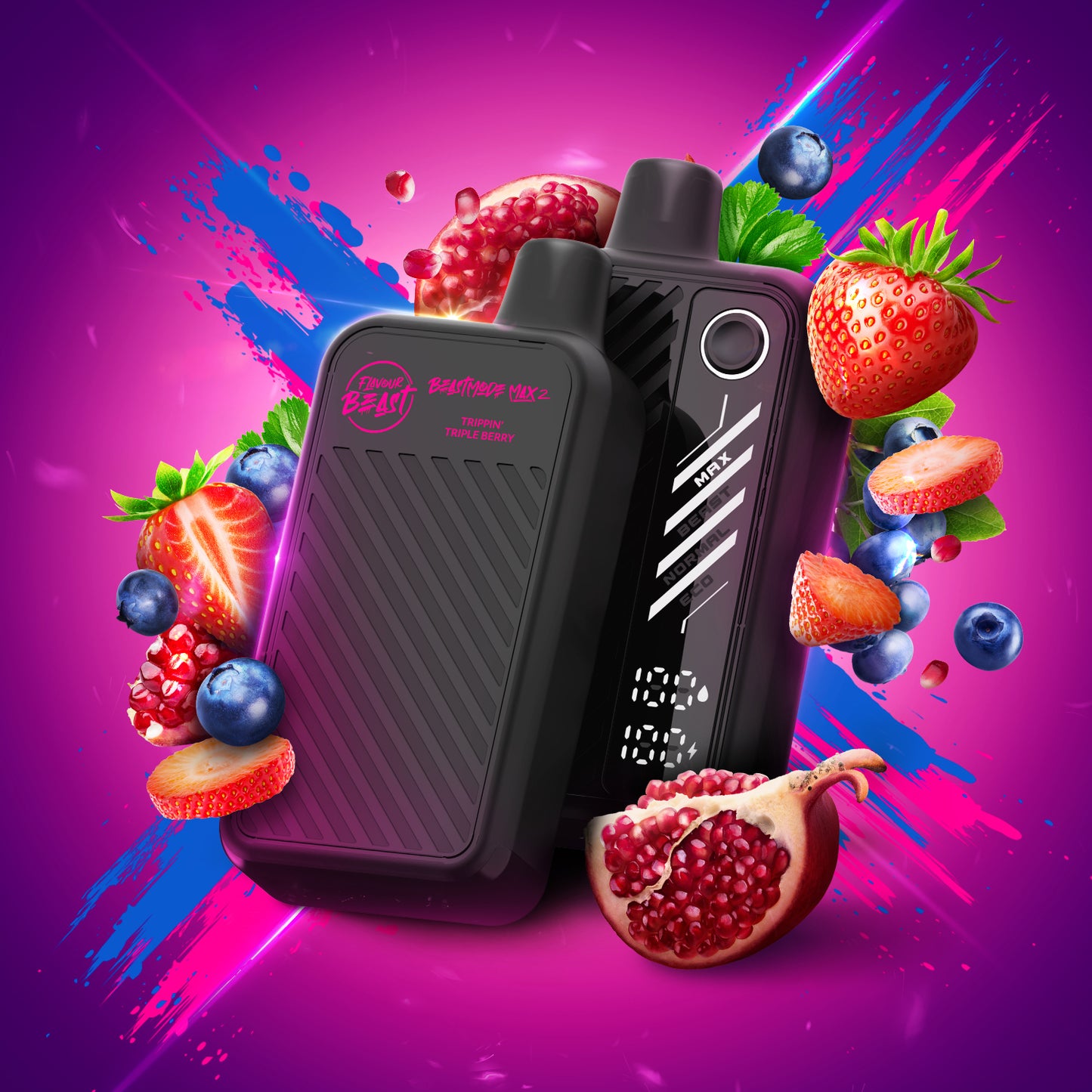 Flavour Beast Mode Max 50K - Trippin' Triple Berry