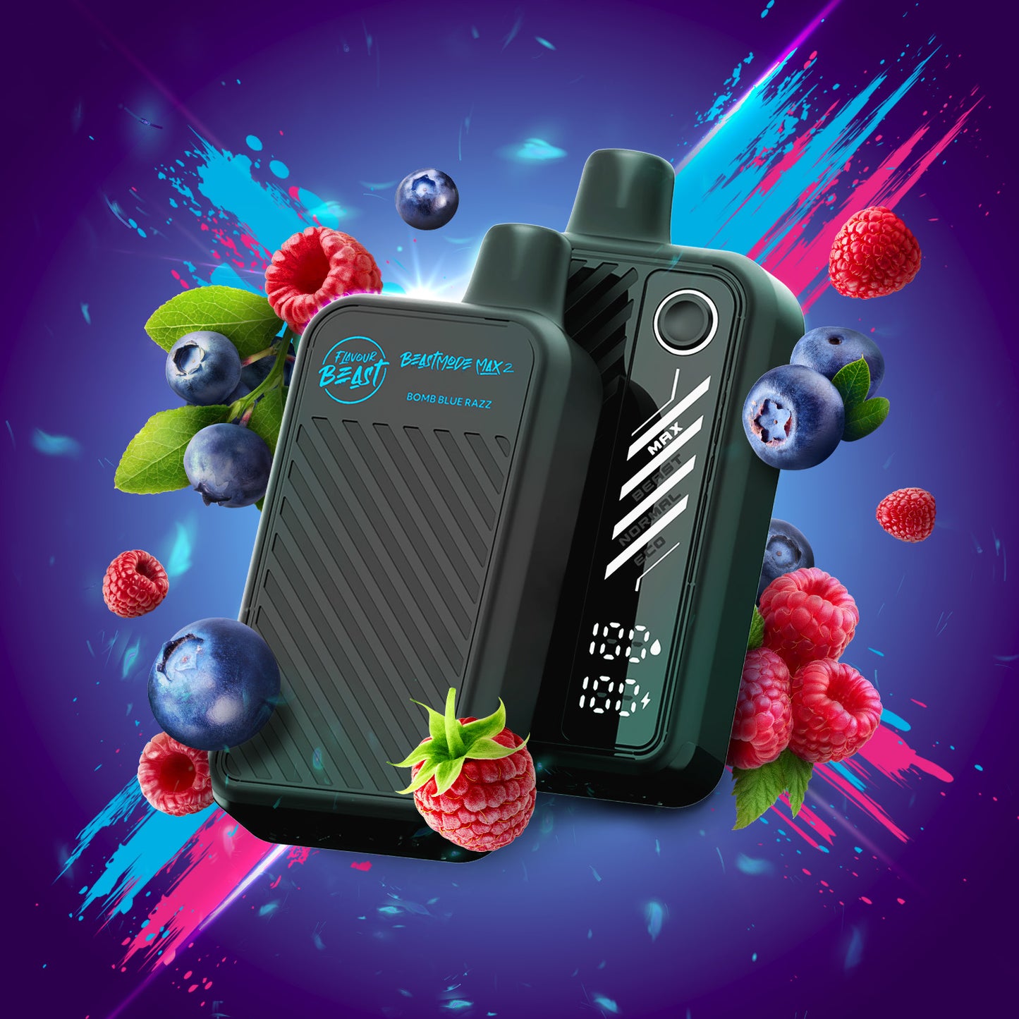 Flavour Beast Mode Max 50K - Bomb Blue Razz