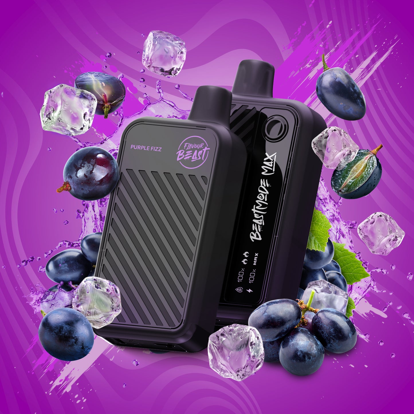 Flavour Beast Beast Mode Max - Chuggin' Purple Fizz