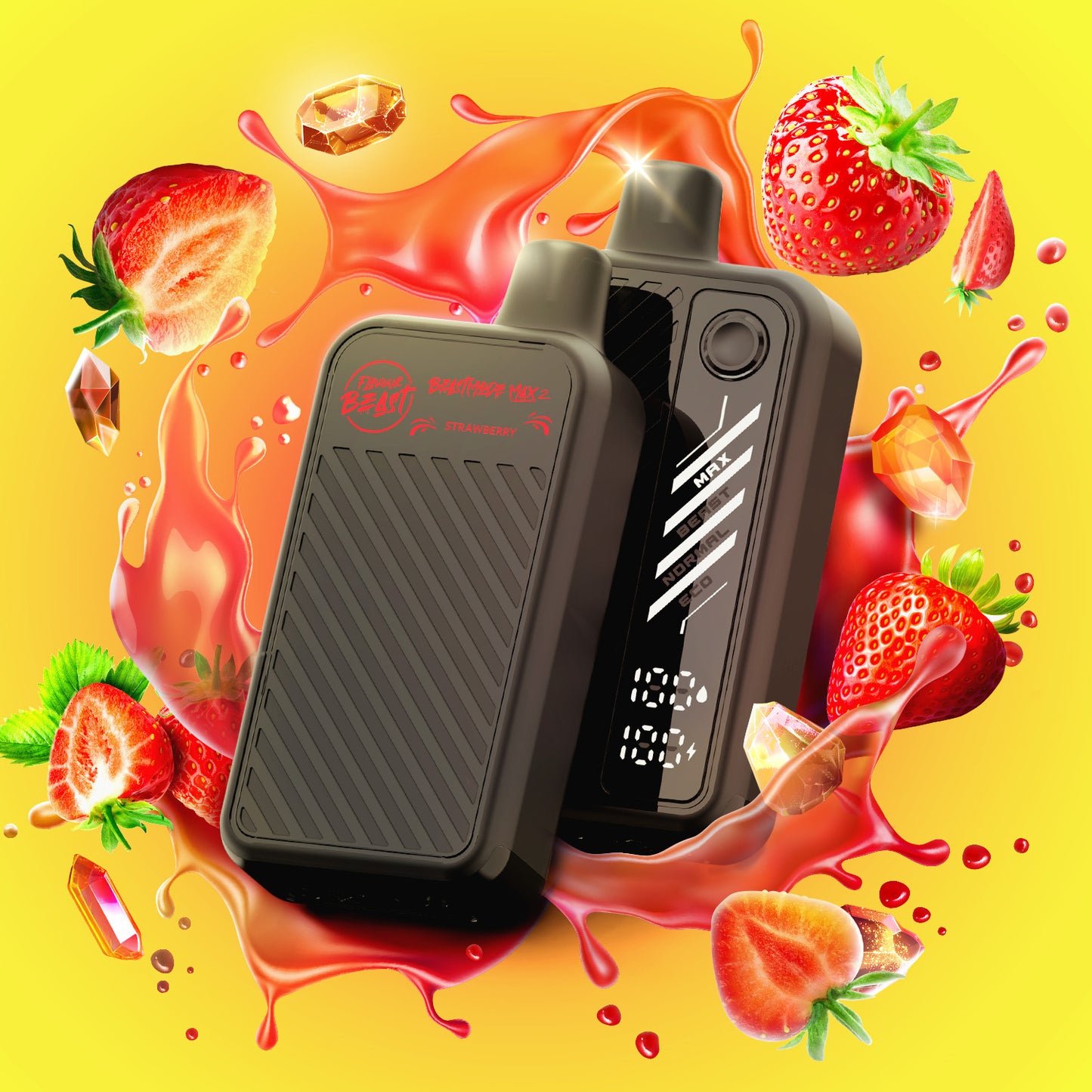 Flavour Beast Mode Max 50K - Gushin Strawberry