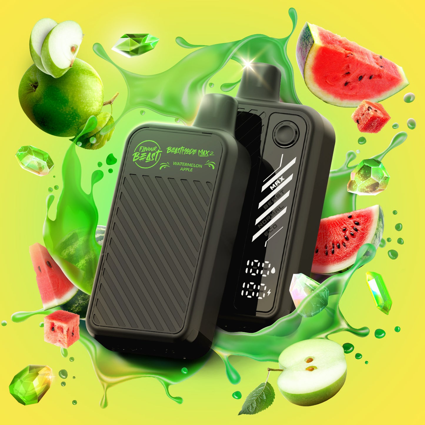 Flavour Beast Mode Max 50K - Gushin Watermelon Apple