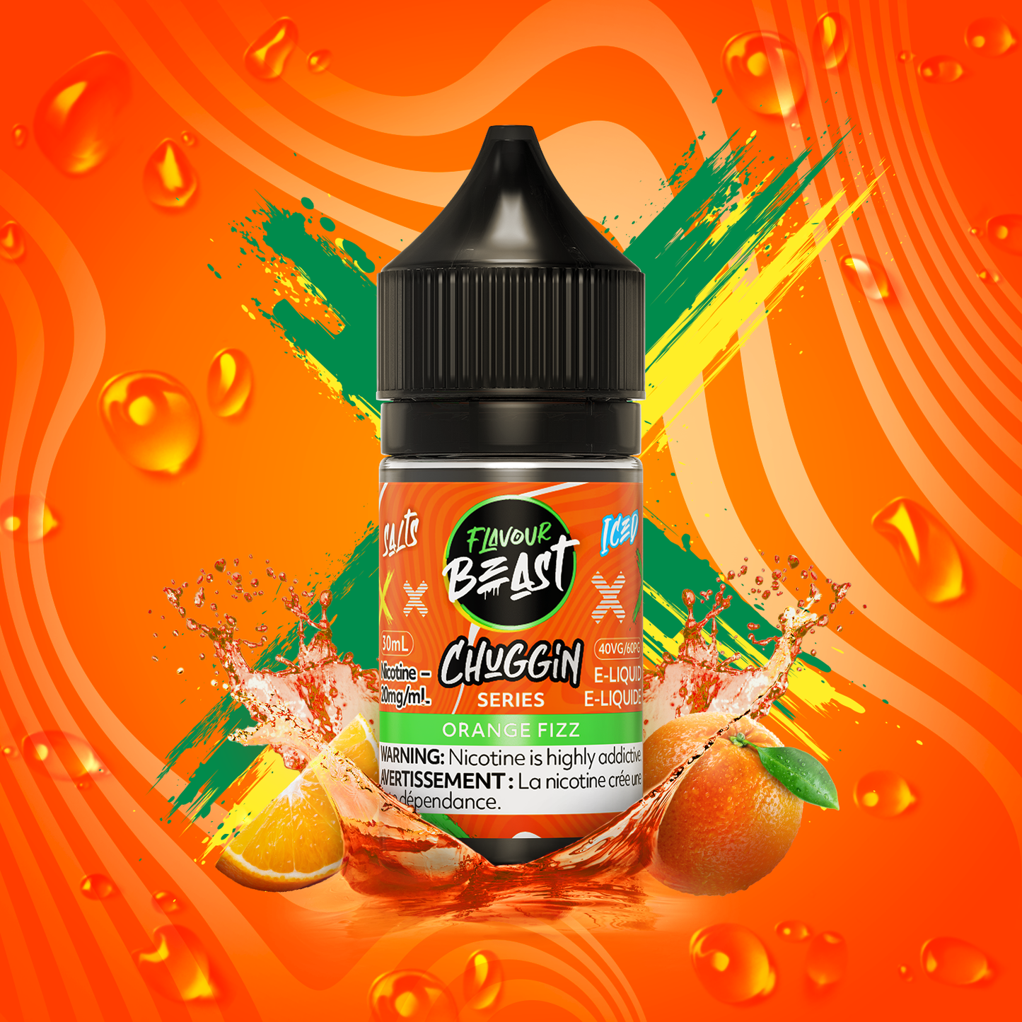 Flavour Beast E-Liquid Chuggin - Orange Fizz (ICED)