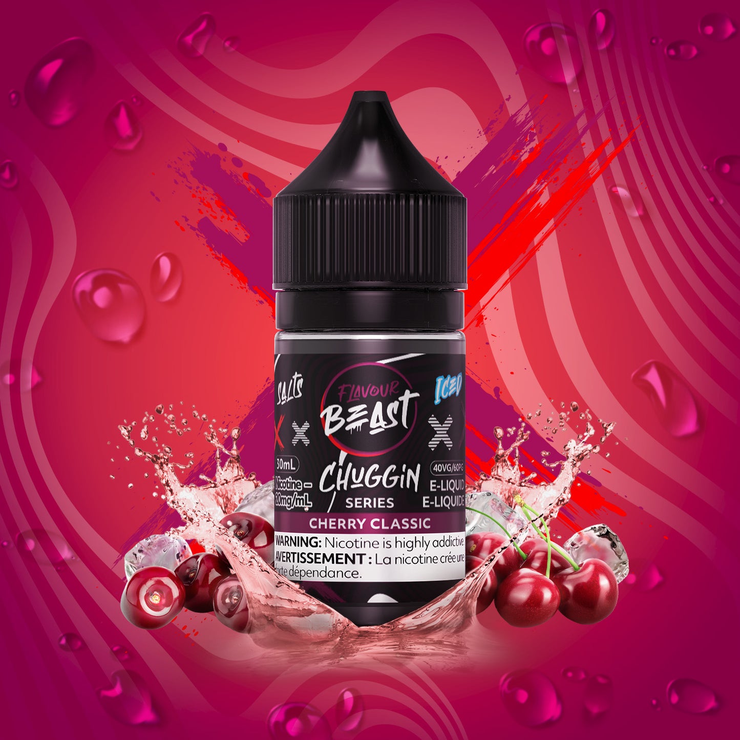 Flavour Beast E-Liquid Chuggin - Cherry Classic (ICED)