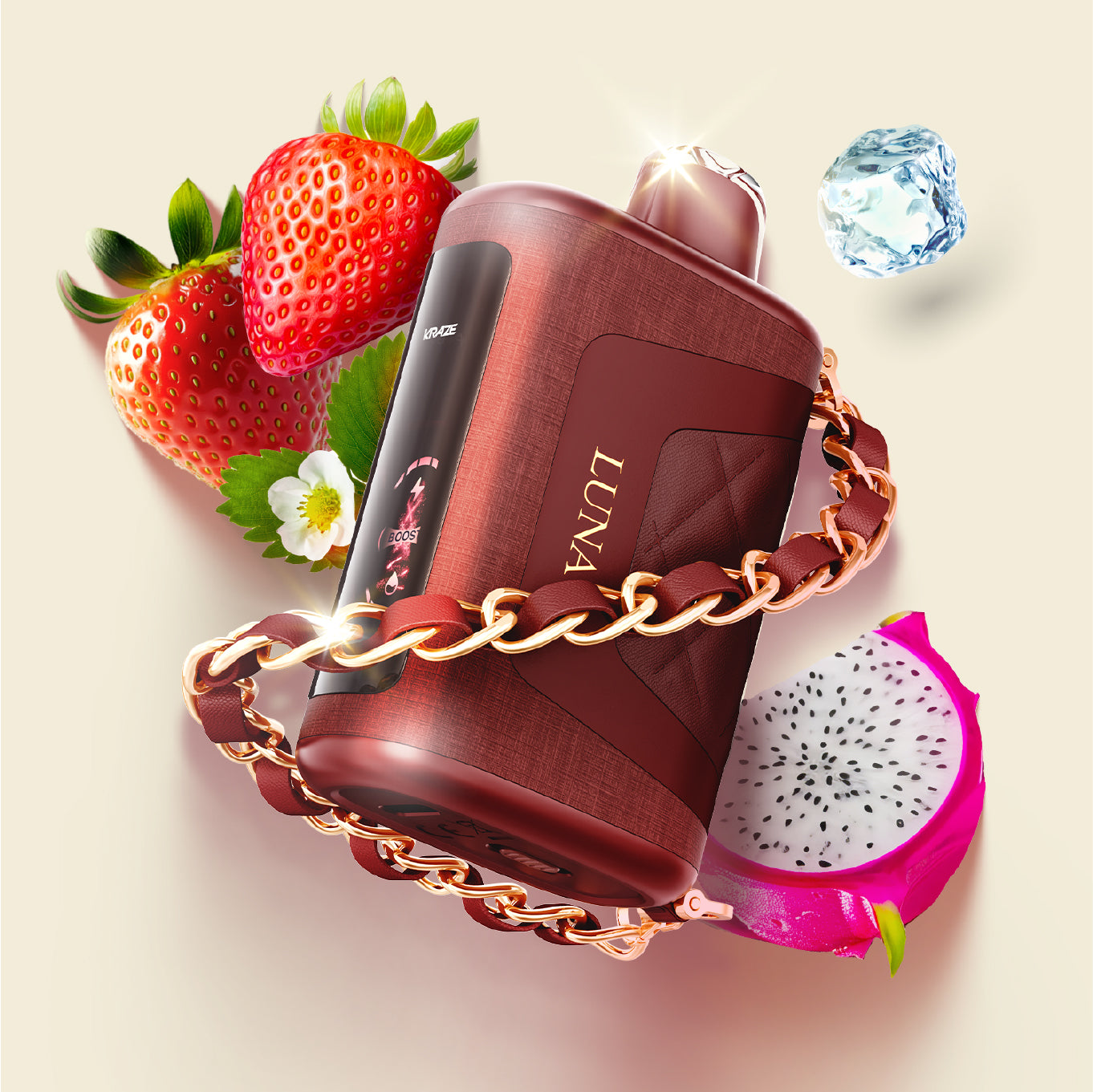 Kraze Luna 42K - Sassy Strawberry Dragonfruit Ice