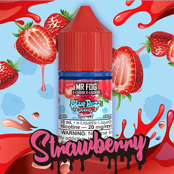 Mr Fog Salt Nic Blue Razz Steezy - Strawberry