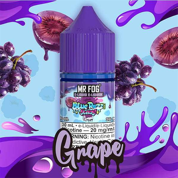 Mr Fog Salt Nic Blue Razz Steezy - Grape
