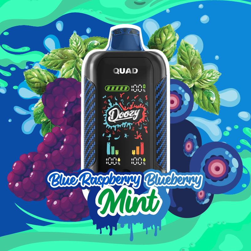 DOOZY QUAD - Blue Raspberry Mint & Blueberry Mint
