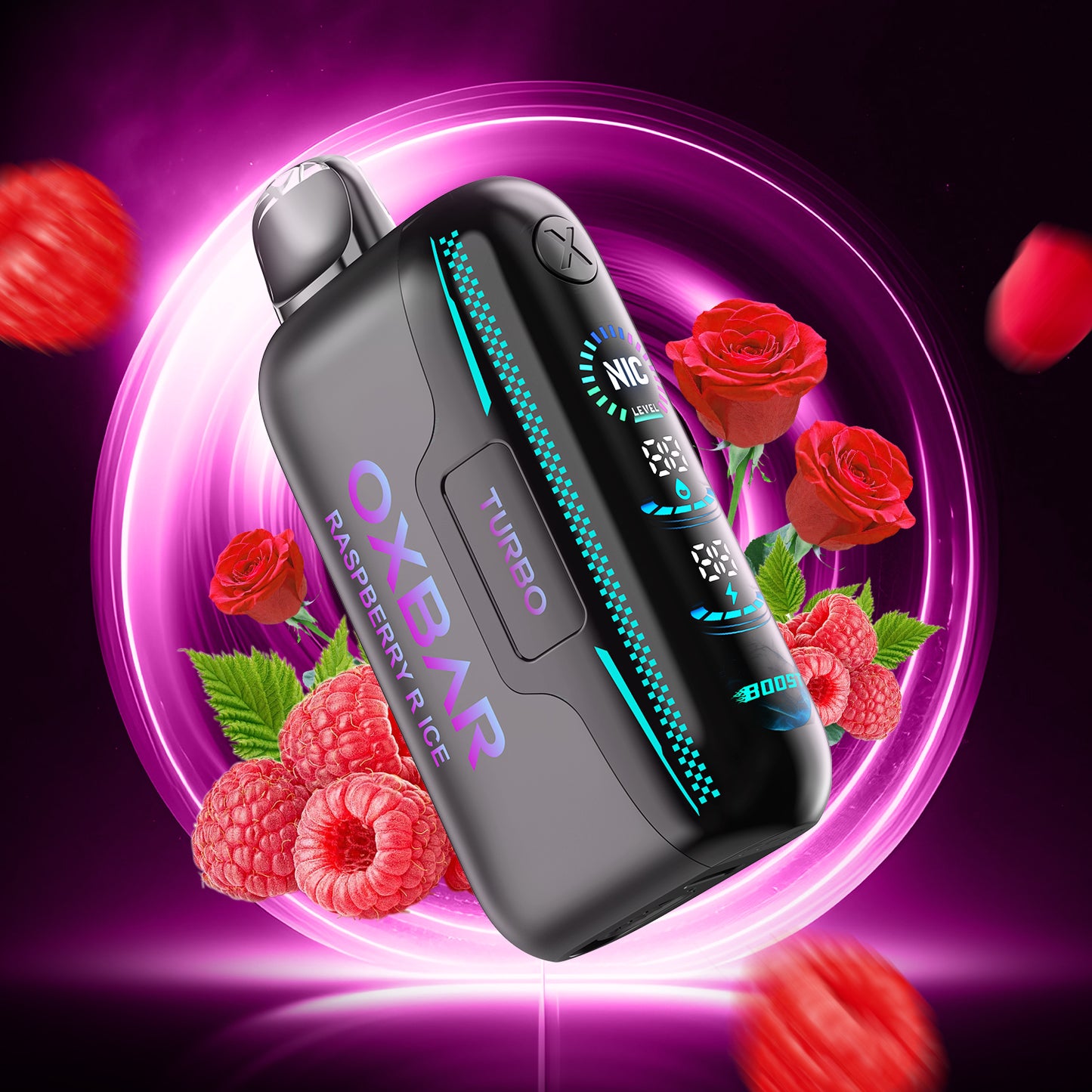 Rocky Vapor Oxbar 42K - Raspberry R Ice
