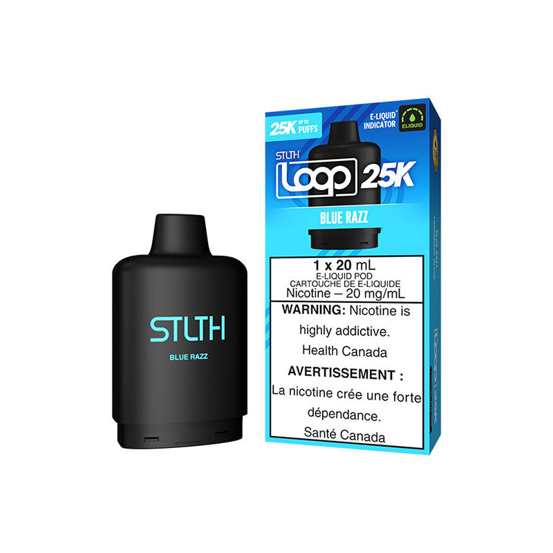 STLTH LOOP 25K POD - Blue Razz