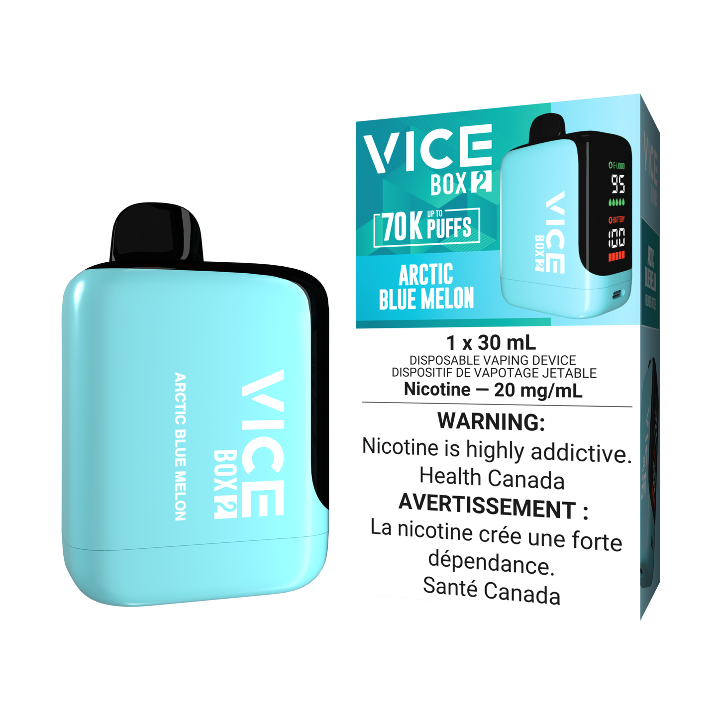 Vice Box 2 70K - Arctic Blue Melon