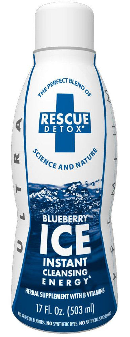 Rescue Detox Ice 17oz – Blueberry - BlazenHaze