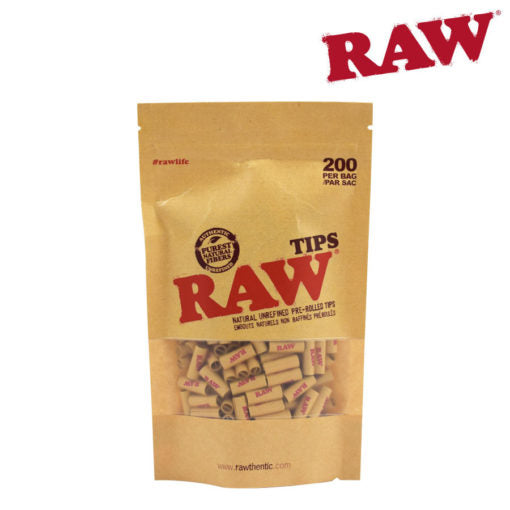 RAW TIPS – PRE-ROLLED UNBLEACHED - BlazenHaze