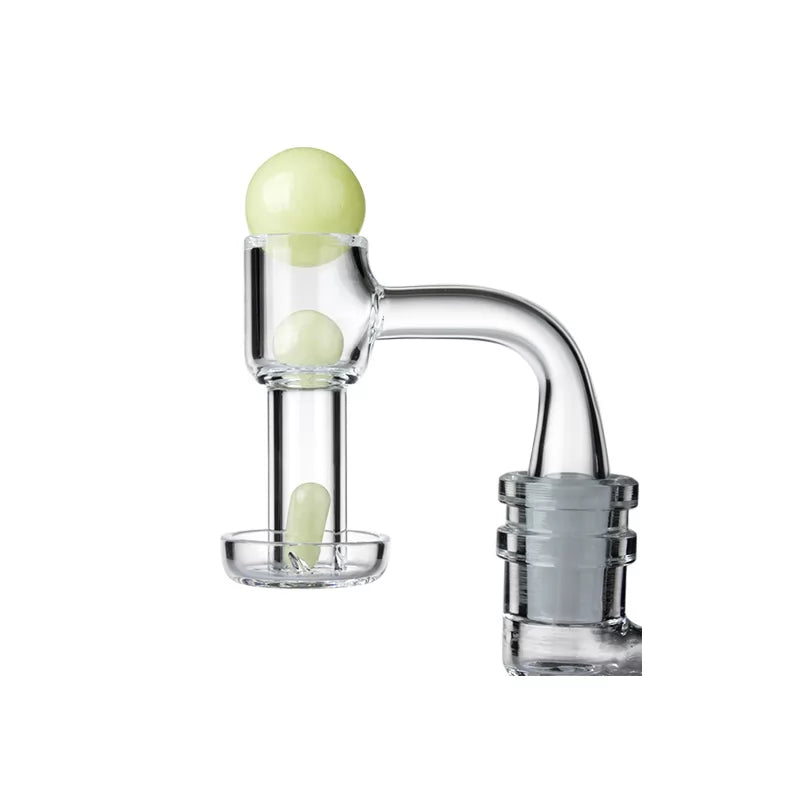 Quartz Banger with three balls 14mm male - BlazenHaze