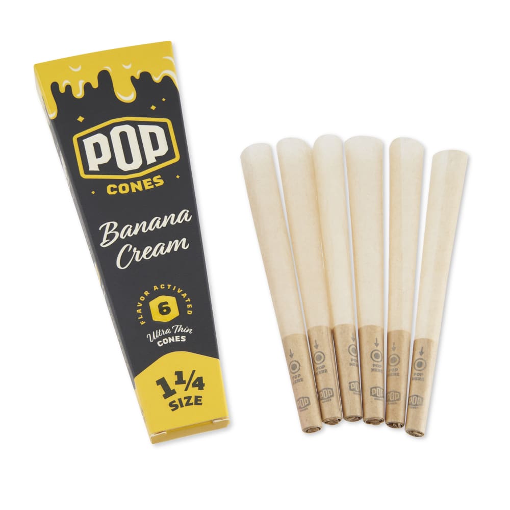 PRE-ROLLED CONES POP 1 1/4 6PK FLAVOR TIP - BlazenHaze