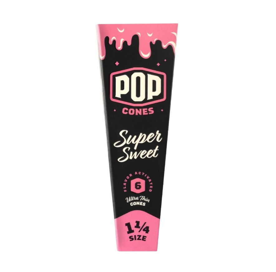 PRE-ROLLED CONES POP 1 1/4 6PK FLAVOR TIP - BlazenHaze