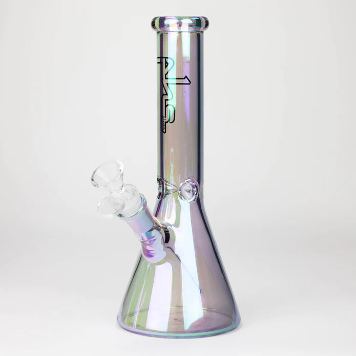 PHS | 10" Solid Color Eletroplate Glass Beaker Bong - BlazenHaze