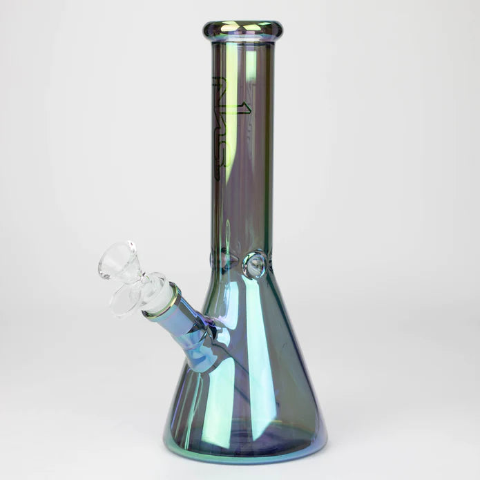 PHS | 10" Solid Color Eletroplate Glass Beaker Bong - BlazenHaze