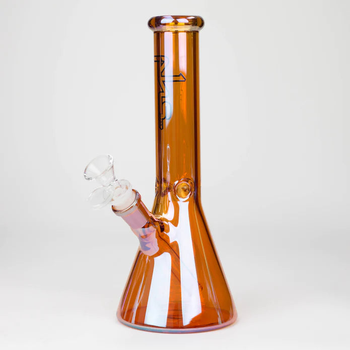 PHS | 10" Solid Color Eletroplate Glass Beaker Bong - BlazenHaze