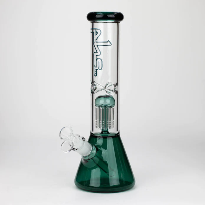 PHS | 12" Glass beaker color Bong with tree arm percolator - BlazenHaze