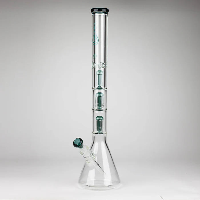 24" 9mm Triple percolator beaker water bong