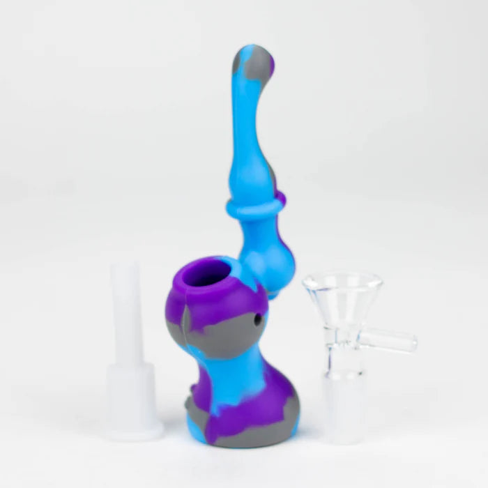 5.5" Silicone Mini Bubbler-Assorted