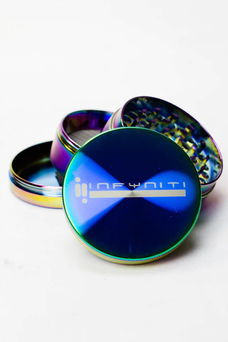 Infyniti 4 parts rainbow herb grinder - BlazenHaze