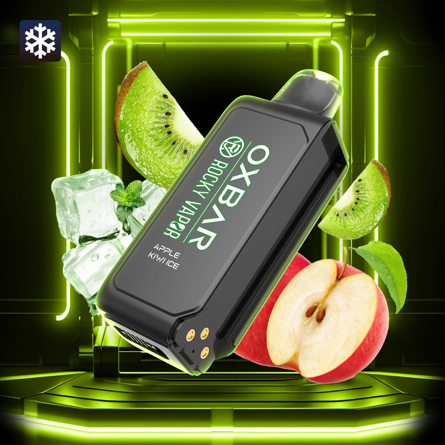 SVOPP ROCKY VAPOR OXBAR [PREFILLED PODS] - APPLE KIWI ICE