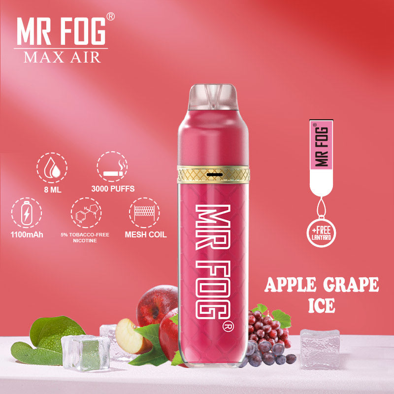 Mr. Fog 2500 Disposable- Apple Grape Ice - BlazenHaze