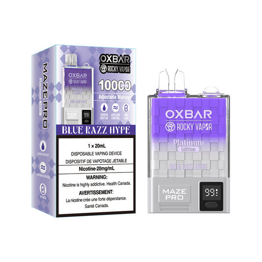 ROCKY VAPOR OXBAR MAZE PRO - Blue Razz Hype