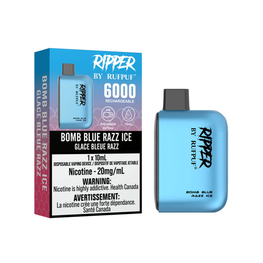 RufPuf Ripper 6000- Bomb Blue Razz Ice