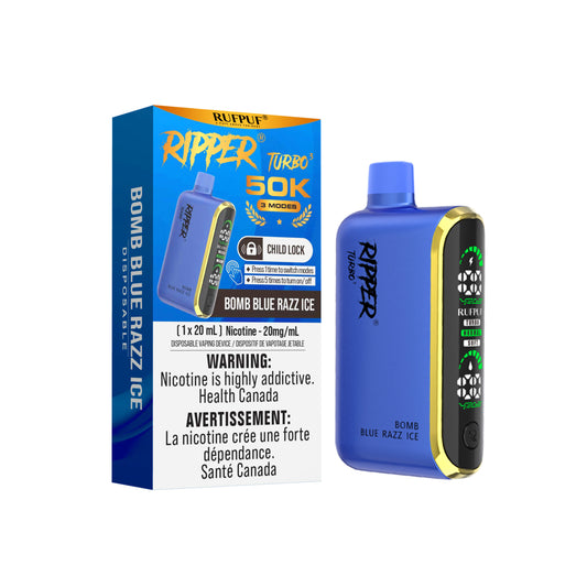 Ripper T3 50K - Bomb Blue Razz Ice
