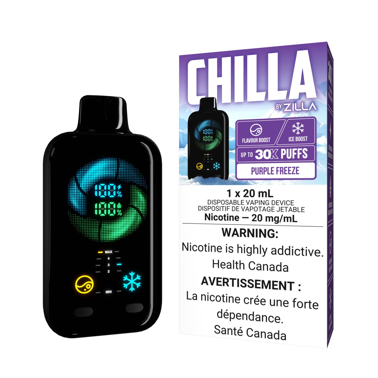 CHILLA 30K - Purple Freeze