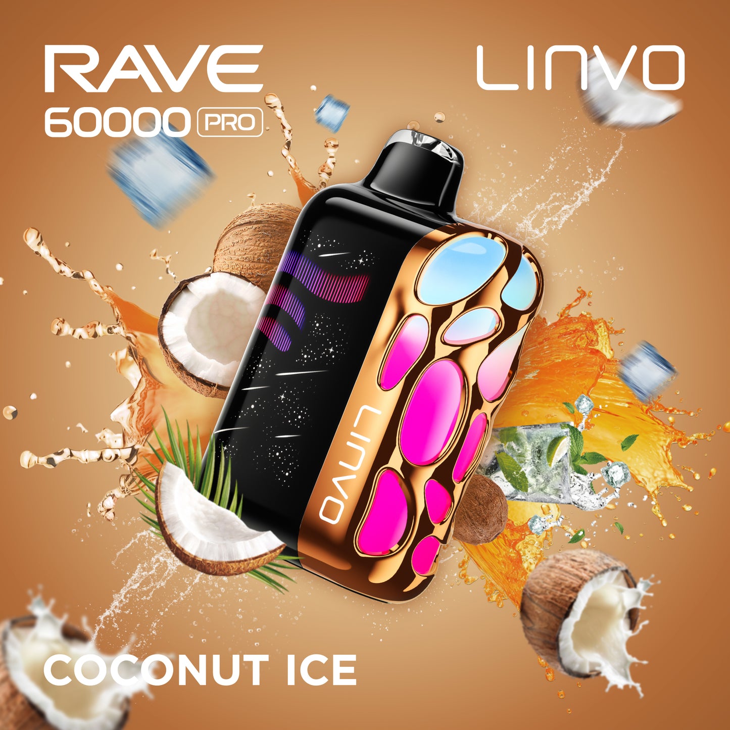 Linvo Rave 60K - Coconut Ice