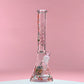 Castle Glass 16" 9MM Cherry Blossom Glass Bong