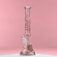 Castle Glass 16" 9MM Cherry Blossom Glass Bong