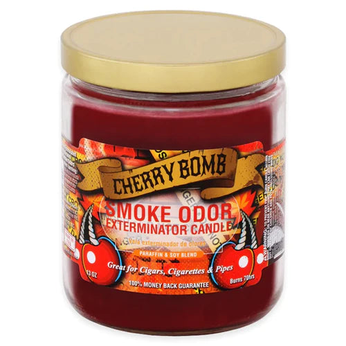 Smoke Odor - 13oz Candle - Cherry Bomb