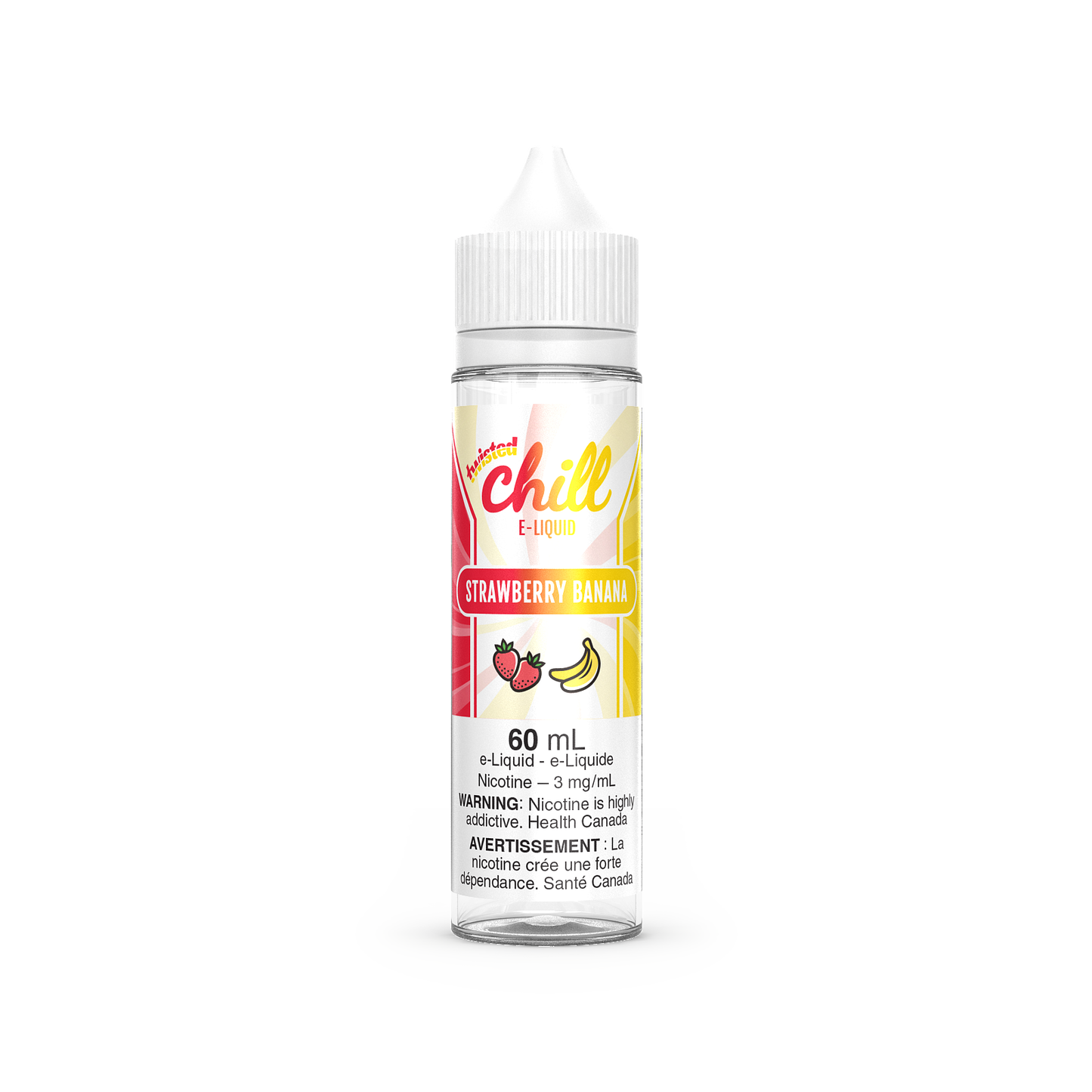 Chill Twisted E-Liquid 3MG - Strawberry Banana