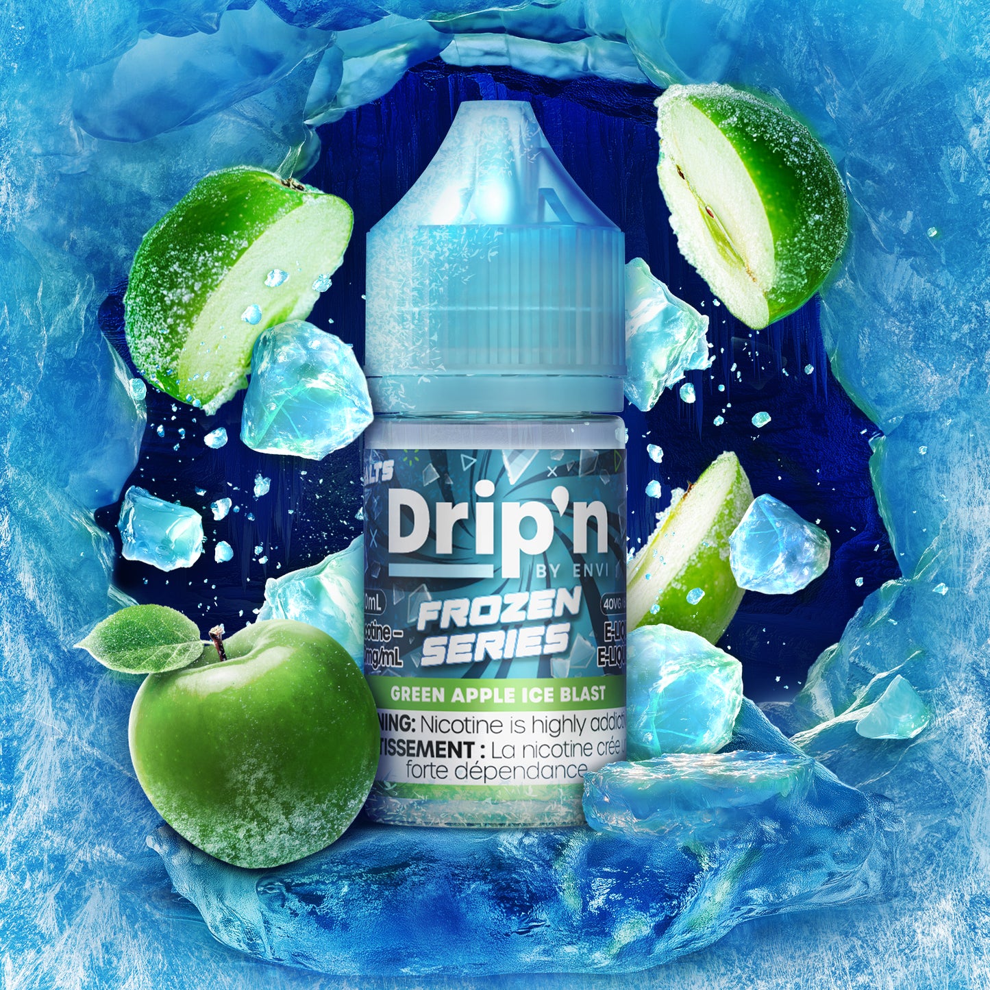 Drip'n E-Liquid - Green Apple Ice