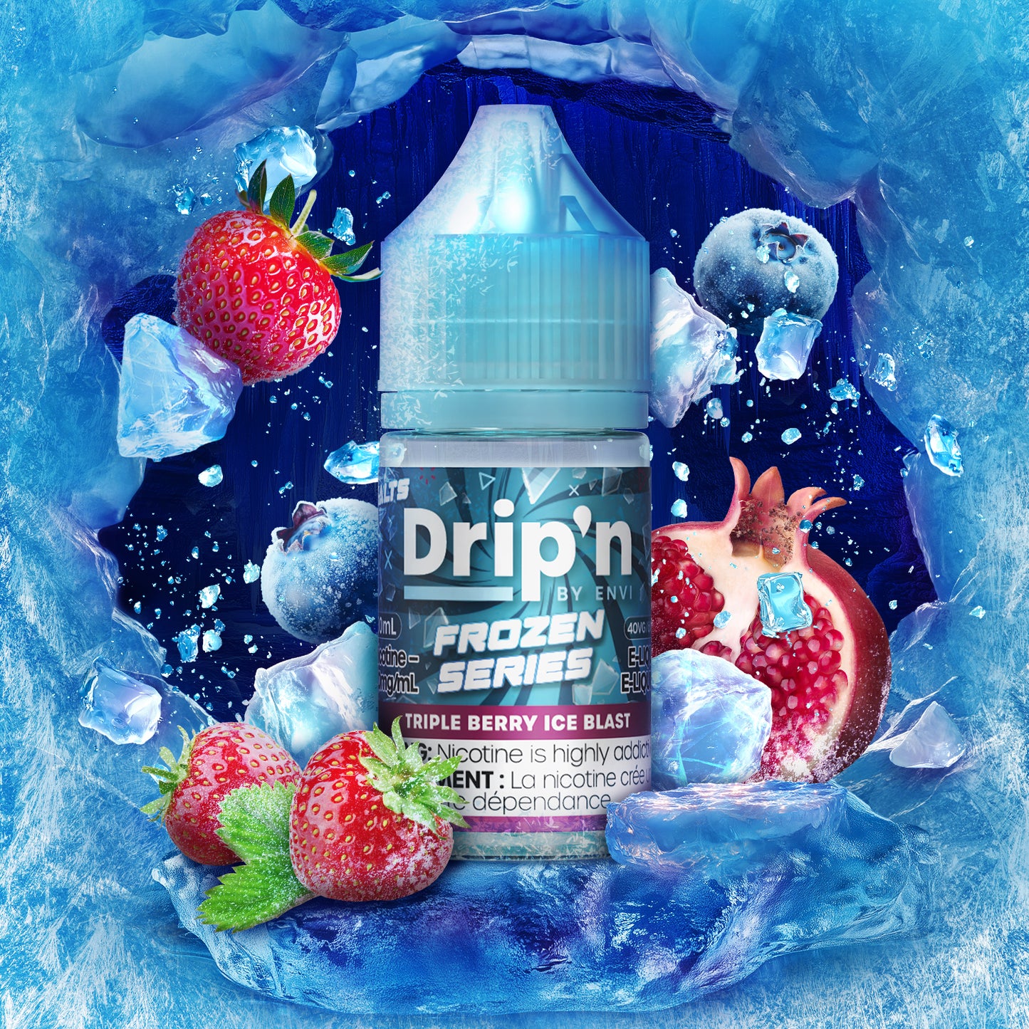 Drip'n E-Liquid - Triple Berry Ice