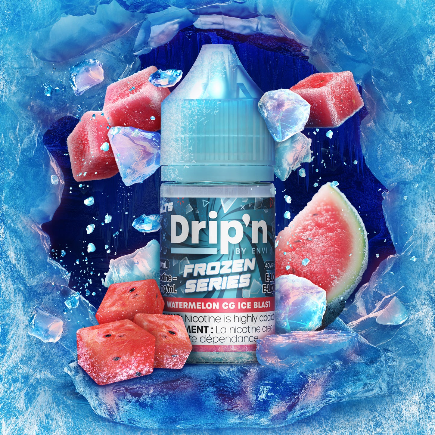 Drip'n E-Liquid - Watermelon CG Ice