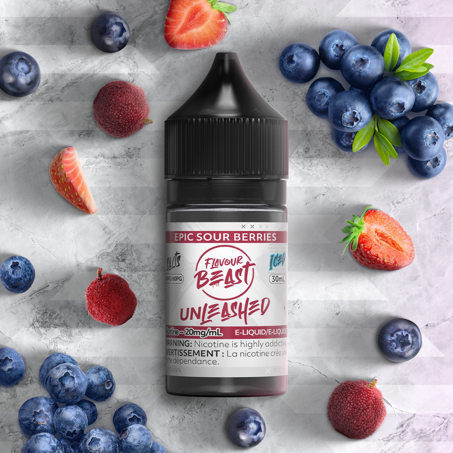 Flavour Beast E-Liquid Unleashed - Epic Sour Berries