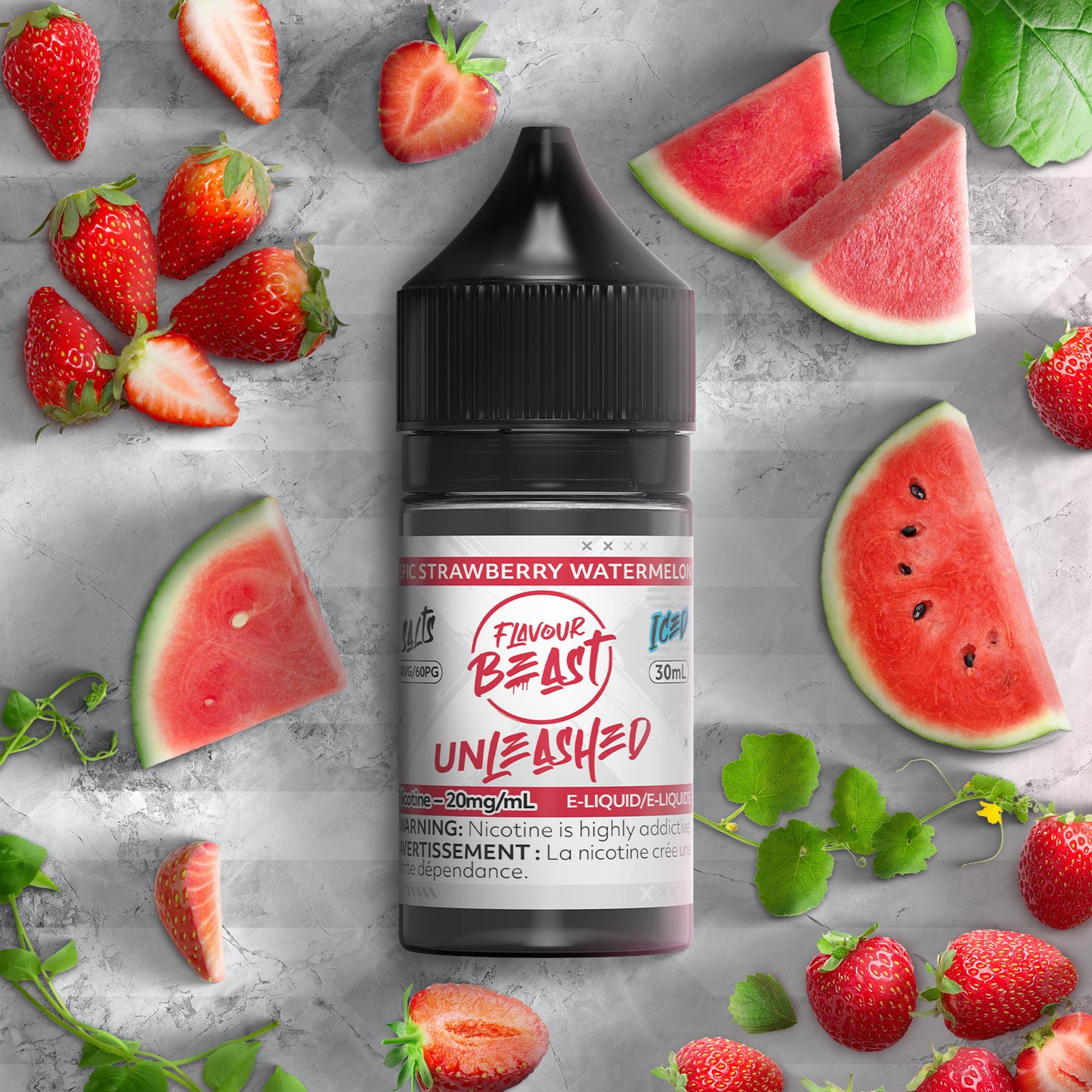 Flavour Beast E-Liquid Unleashed - Epic Strawberry Watermelon