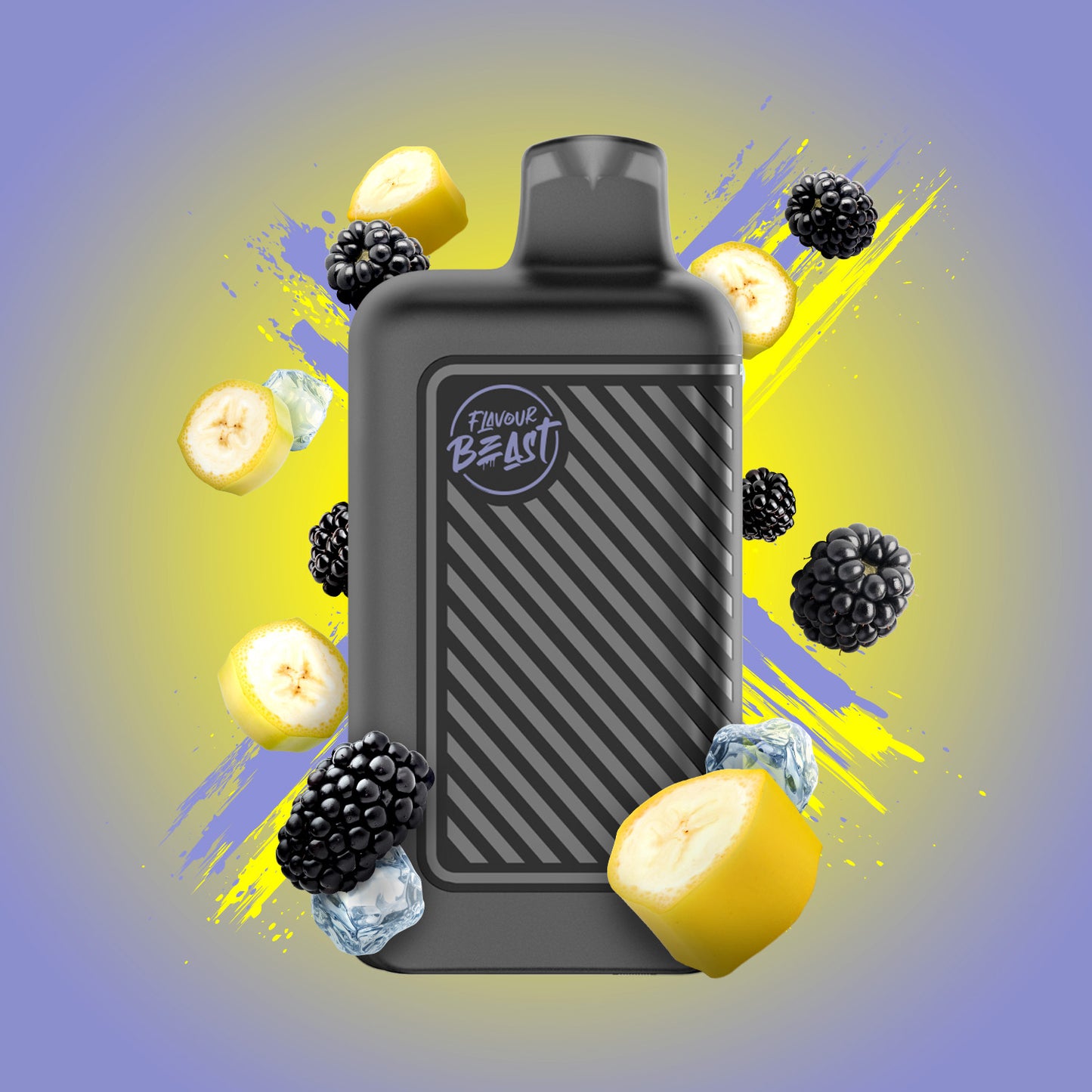 Flavour Beast Beast Mode - Blazin' Banana Blackberry Iced