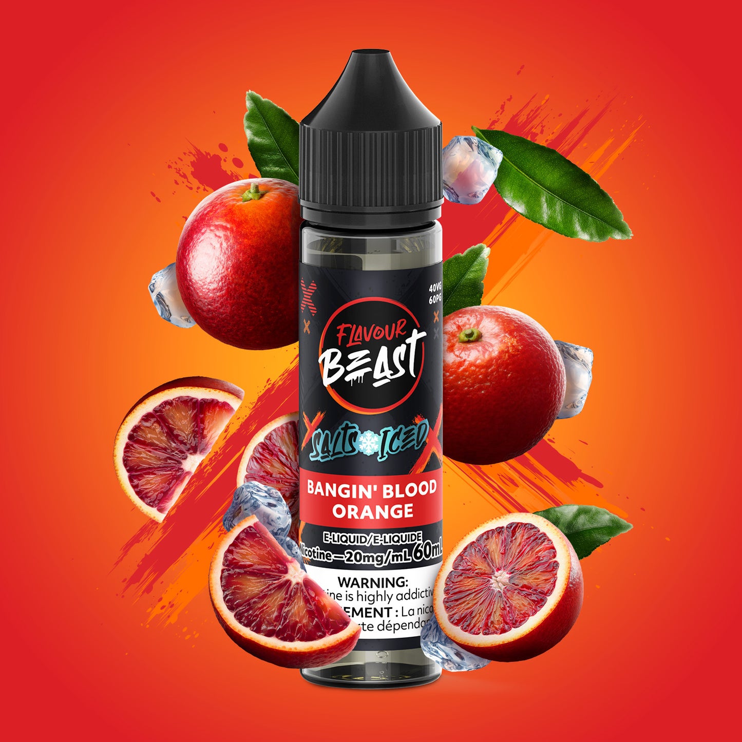 Flavour Beast E-liquid 60ml - Bangin Blood Orange