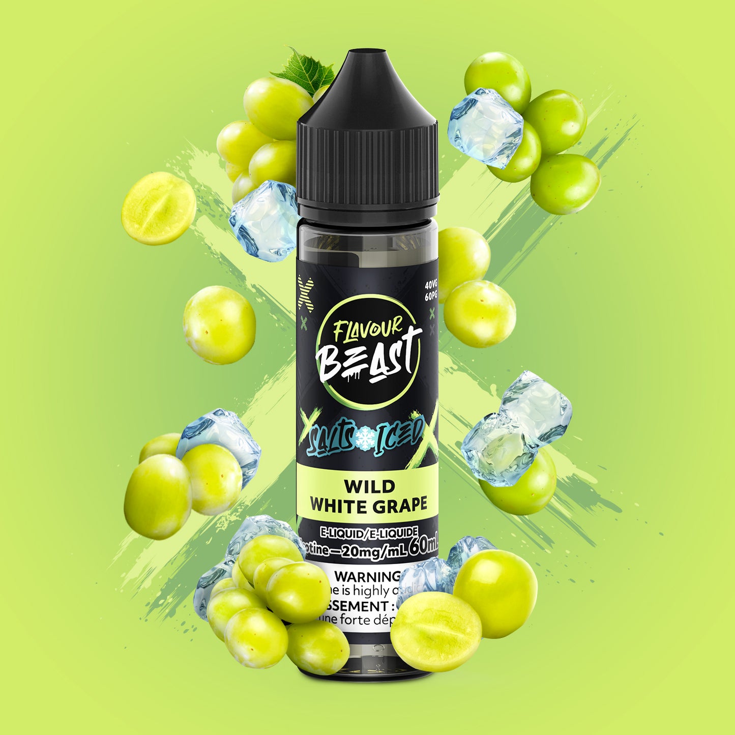 Flavour Beast E-liquid 60ml - Wild White Grape