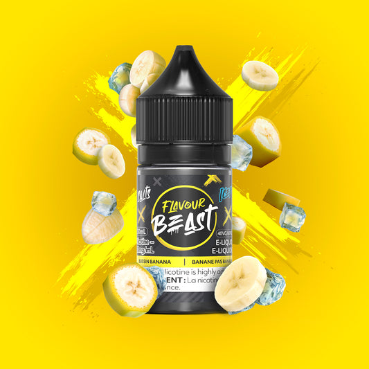 Flavour Beast E-Liquid - Bussin Banana Iced